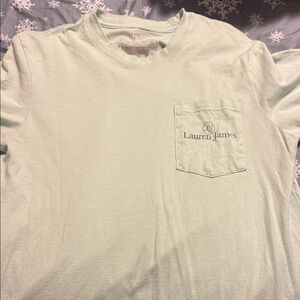 Lauren James Light Green Short Sleeve Tee
